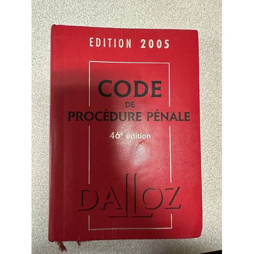 Code De Procédure Pénale 46e Édition