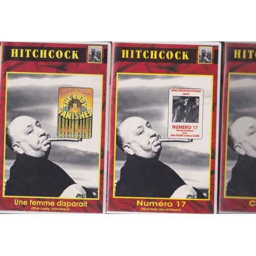 Lot 4 Vhs Hitchcock - Chantage - Une Femme Disparait - Numero 17 - Les Oiseaux