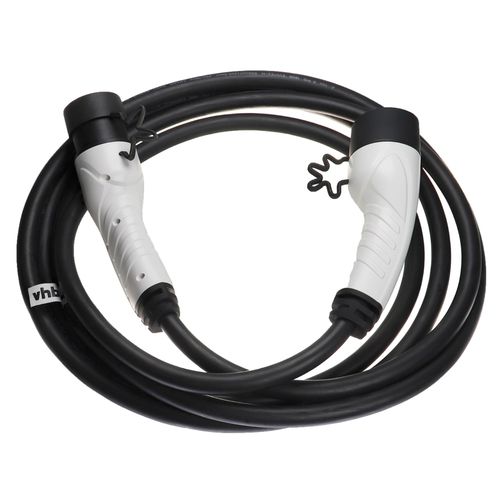 Vhbw Câble De Recharge Type 2 Vers Type 2 Compatible Avec Ford Tourneo Courier, Tourneo Connect Voiture Électrique - 3 Phases, 32 A, 22 Kw, 5 M