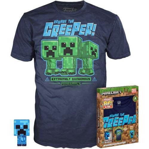 Minecraft - Pocket Pop N° Xx - Charged Creeper + T-Shirt (L)