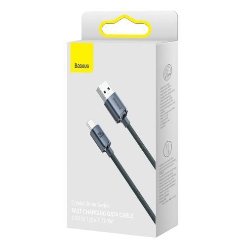 Baseus Type-c Crystal Shine Series Fast Charging Data Cable 100w 2m B