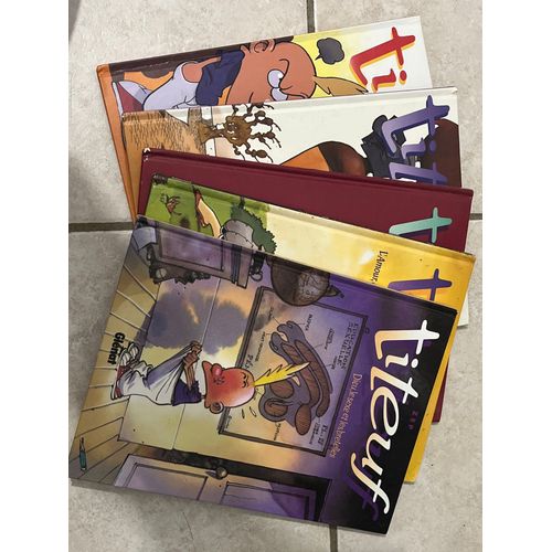 Titeuf Lot De Bd, 1,2,3,5 Et 7