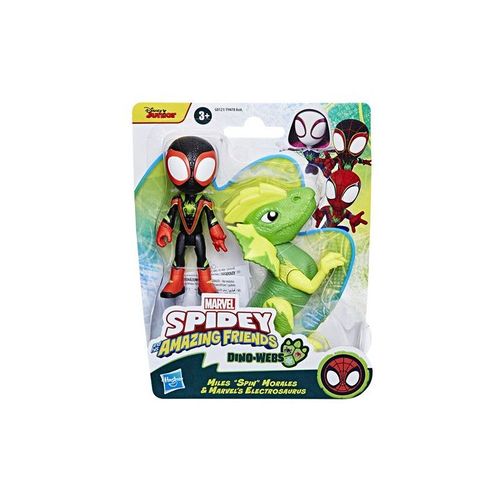 Spidey Et Ses Amis Extraordinaires Dino-Webs Miles « Spin » Morales Et Marvel's Electrosaurus