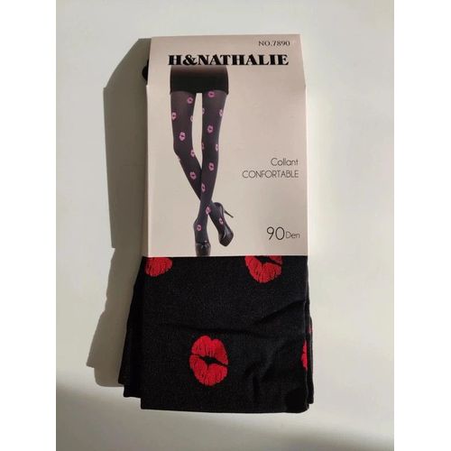 Collant Noir Fantaisie
