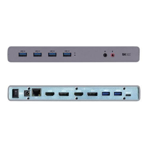i-Tec USB-C / USB-A 3.0 4K Dual Video Docking Station - Station d'accueil - USB-C - 1GbE - Europe