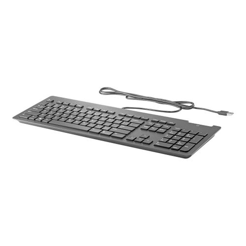 HP Business Slim - Clavier - USB - Allemand - noir - pour HP 34, Z1 G9; Elite 800 G9; Pro 260 G9, 400 G9; ProOne 440 G9; ZBook Fury 15 G8, 17 G8