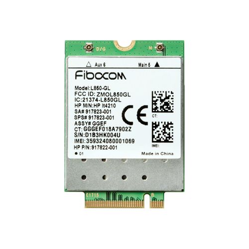 HP XMM 7360 - Modem cellulaire sans fil - 4G LTE - M.2 Card - 150 Mbits/s - pour (for WWAN Ready configurations): EliteBook 735 G6, 745 G5, 745 G6, 83X G7, 83X G8, 840r G4, 84X G7, 84X G8, 850...