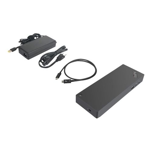 Lenovo ThinkPad Thunderbolt 3 Dock Gen2 - Réplicateur de port - Thunderbolt 3 - 2 x DP, 2 x HDMI, Thunderbolt - 1GbE - 135 Watt - Europe