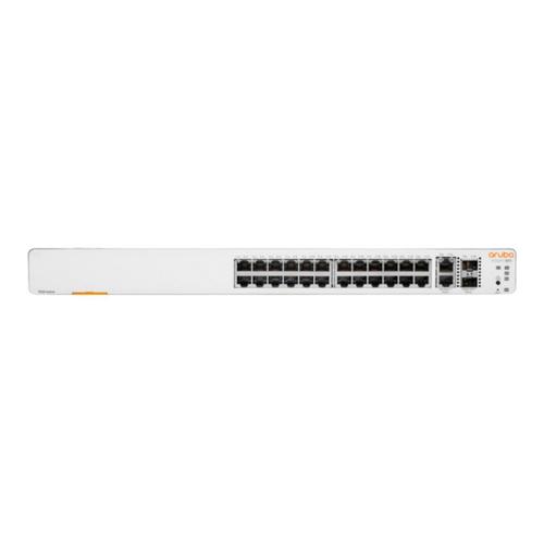 HPE Networking Instant On 1960 24G 2XGT 2SFP+ Switch - Commutateur - Géré - 24 x 10/100/1000 + 2 x 10 Gigabit SFP+ + 2 x 100/1000/10GBase-T - Montable sur rack