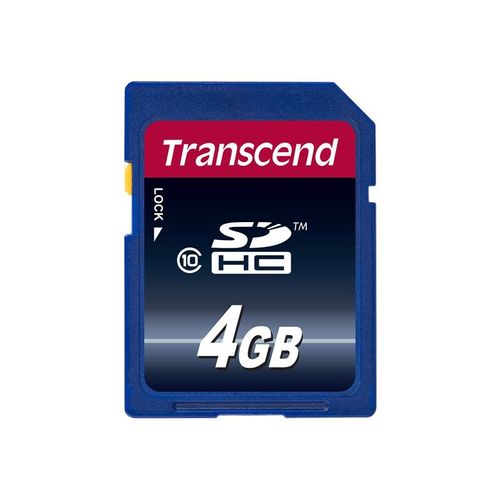 Transcend Ultimate - Carte mémoire flash - 4 Go - Class 10 - 200x - SDHC