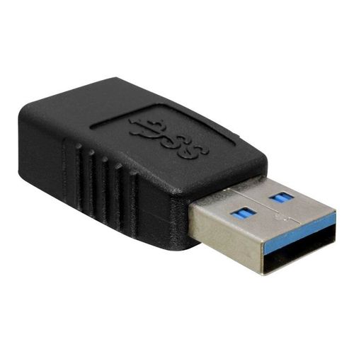 Delock - Adaptateur USB - USB type A (M) pour USB type A (F) - USB 3.0