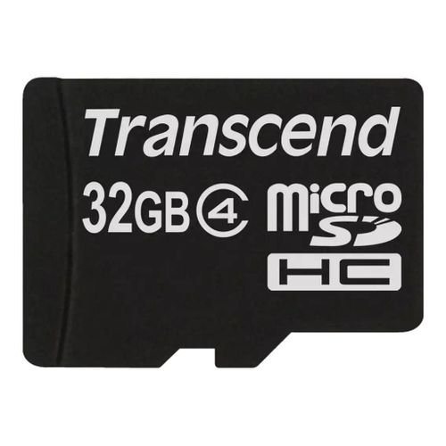 Transcend - Carte mémoire flash - 32 Go - Class 4 - micro SDHC