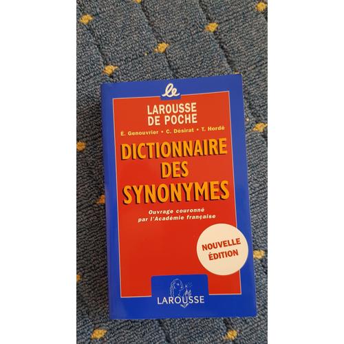 Larousse De Poche ; Dictionnaire Des Synonymes Emile Genouvrier 2002