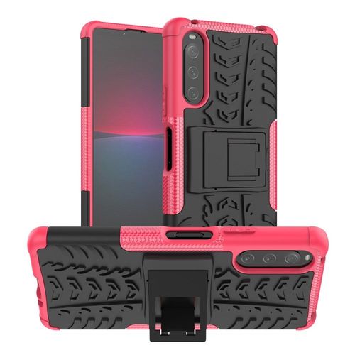 Coque Pour Sony Xperia 10 Iv - Housse Etui Rigide Anti Choc + Film Ecran - Rose