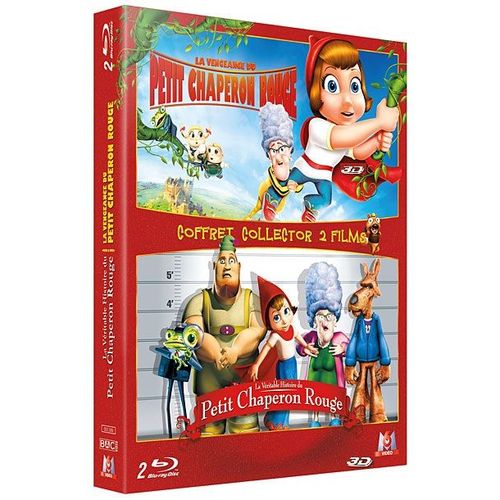 La Véritable Histoire Du Petit Chaperon Rouge + La Vengeance Du Petit Chaperon Rouge 3d - Blu-Ray 3d+ Blu-Ray