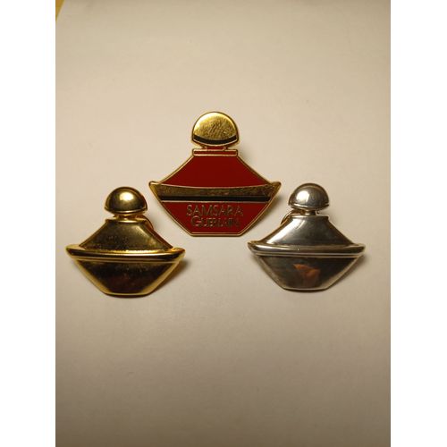 Lot De 3 Pin's Guerlain Du Parfum Samsara