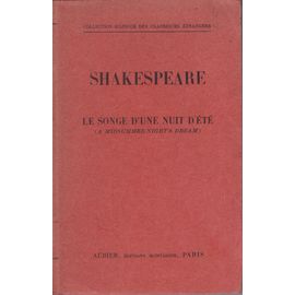 Le Songe D'une Nuit D'été (A Midsummer Night Dream) Édition Bilingue
