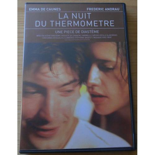 Dvd _ La Nuit Du Thermometre Une Pièce De Diastème Avec Emma De Caunes Et Frederic Andrau