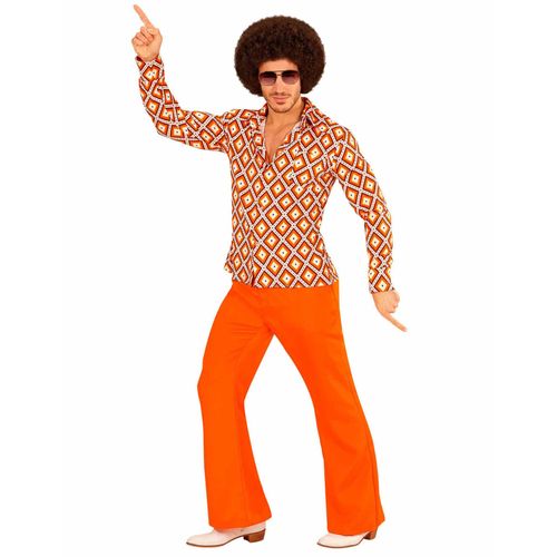 Chemise Groovy Rétro Années 70 Homme S / M