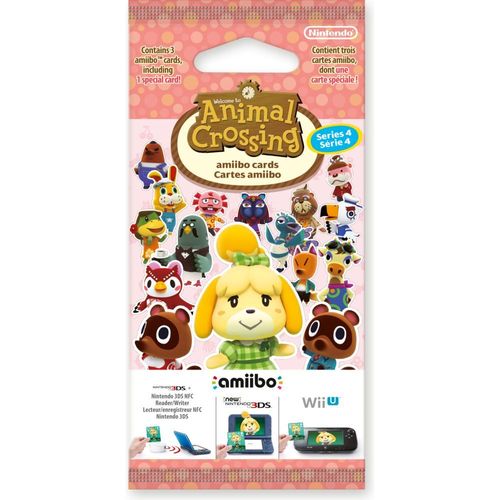 Paquet De 3 Cartes Animal Crossing Serie 4 Nintendo