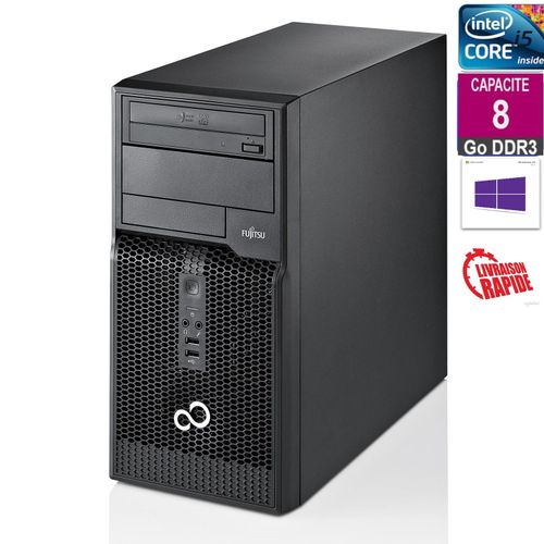 FUJITSU ESPRIMO P400/INTEL CORE i5 3.00ghz 8GB DDR3/ 1TO/ WINDOWS 7/10 PRO
