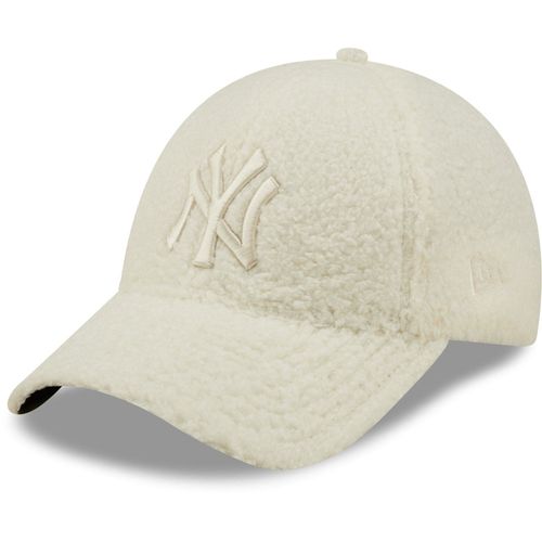 New Era 9forty Femme Sherpa Cap - Borg Ny Yankees Offwhite