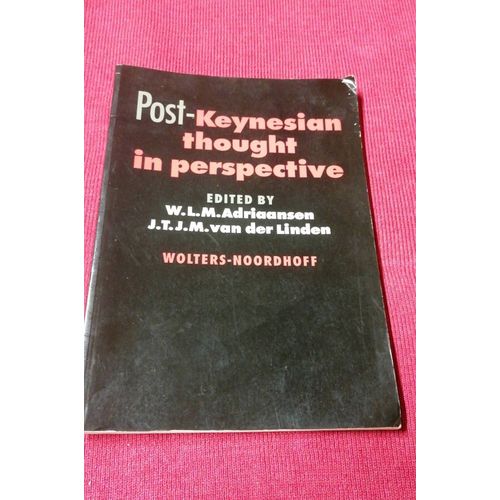 Post-Keynésien Thought In Perspective. De Adriaan Sen Et De Van Der Linden