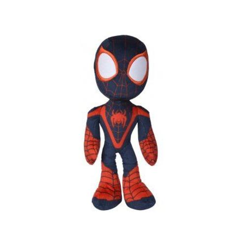 Peluche Spiderman Miles Morales Phosphorescent 25 Cm - Doudou Classique Enfant - Set Spider-Man + 1 Carte Offerte
