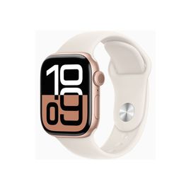 Apple Watch Series 10 Gps - Boîtier Aluminium 42 Mm Finition Or Rose - Taille S/M