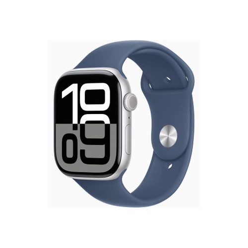 Apple Watch Series 10 Gps + Cellular - Boîtier Aluminium 46 Mm Finition Argent - Taille M/L