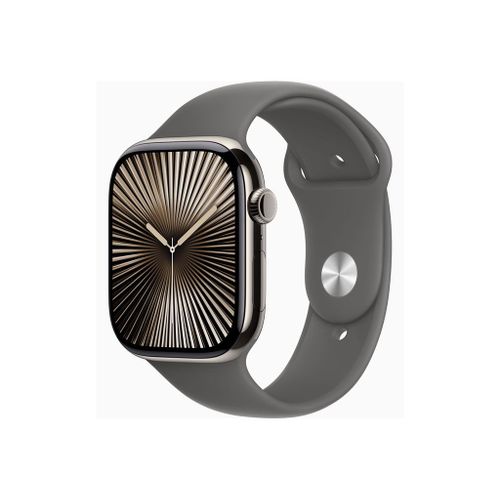 Apple Watch Series 10 Gps + Cellular - Boîtier Titane 46 Mm Finition Naturel - Taille M/L