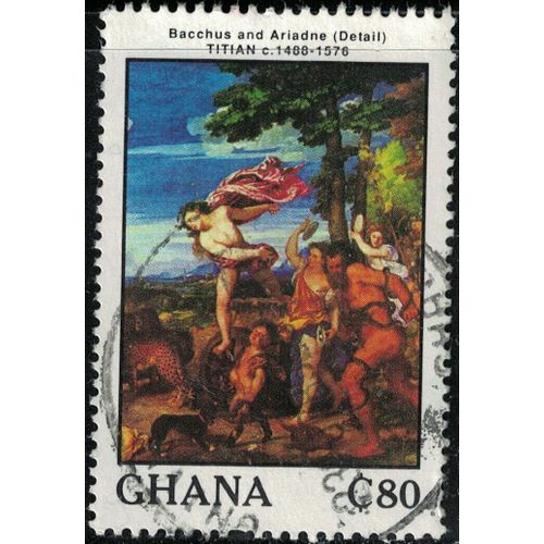 Ghana 1989 Oblitéré Used Bacchus Et Ariane Peinture De Titien Y&t Gh 980 Su