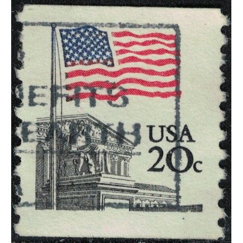 Etats Unis 1981 Oblitéré Used Drapeau Sur La Cour Suprême Dean Ellis Y&t Us 1372a Su