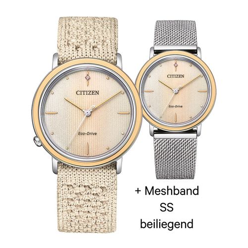 Ladies Watch Citizen Em1006-40a, Quartz, 34mm, 5atm