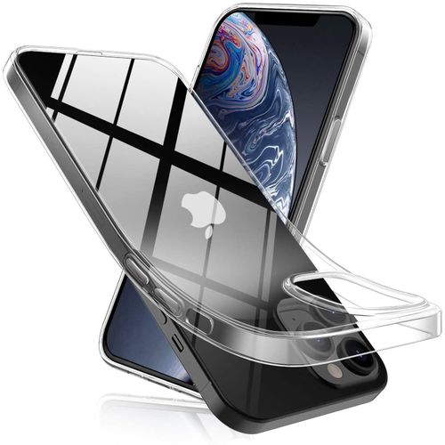 Coque Pour Iphone 12 Pro Max (6,7") - Silicone Gel Tpu Transparent Protection Souple Ultra Mince [Phonillico]