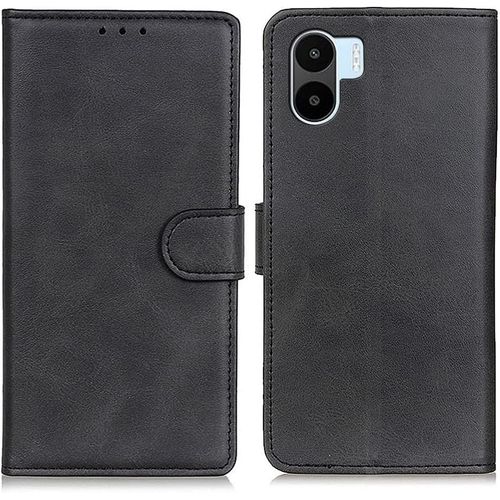 Madsss Coque Pour Xiaomi Redmi A1, Étui De Protection Pliable En Cuir Pu Pour Portefeuille [Fonction Du Support] [Fentes Pour Cartes] [Protection Du Fermoir Magnétique]. Noir