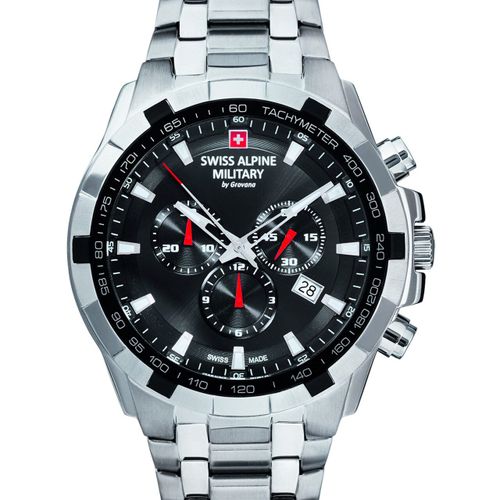 Mens Watch Swiss Alpine Military 7043.9137, Quartz, 46mm, 10atm