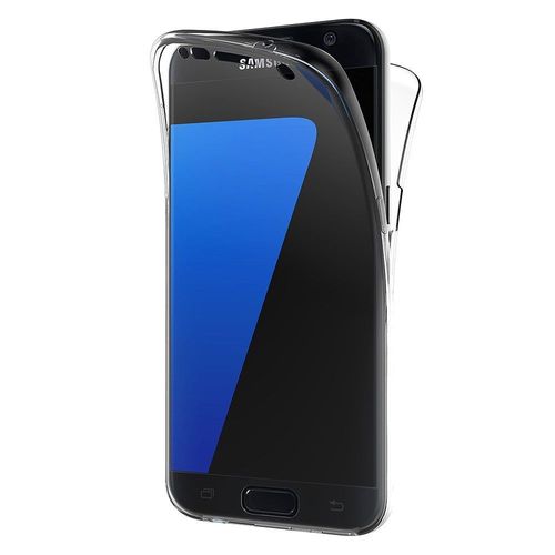 Coque Pour Samsung Galaxy S7 - Housse Etui 360 Integrale Transparent 2 Parties Avant Arriere Emboitable [Phonillico]