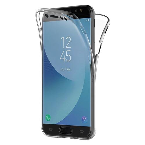 Coque Pour Samsung Galaxy J3 2017 Sm-J330 - Housse Etui 360 Integrale Transparent 2 Parties Avant Arriere Emboitable [Phonillico]