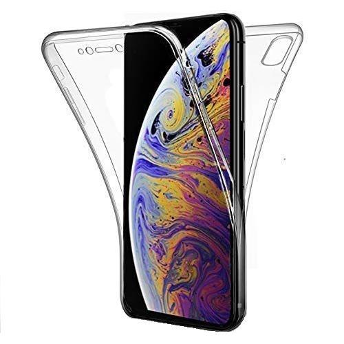 Coque Pour Iphone Xr - Housse Etui 360 Integrale Transparent 2 Parties Avant Arriere Emboitable [Phonillico]