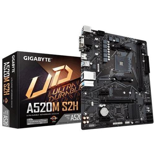 Gigabyte A520m S2h Carte Mère Emplacement Am4 Micro Atx