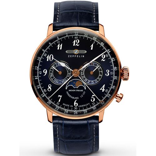 Mens Watch Zeppelin 7038-3, Quartz, 40mm, 3atm