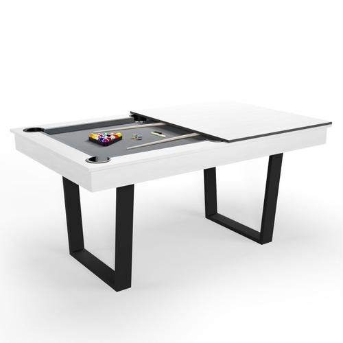 Billard Am?ricain Convertible en Table ? manger 6/8 personnes 206 x 116 x 82 Cm - Horizon