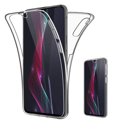 Coque Pour Samsung Galaxy A50 - Housse Etui 360 Integrale Transparent 2 Parties Avant Arriere Emboitable [Phonillico]