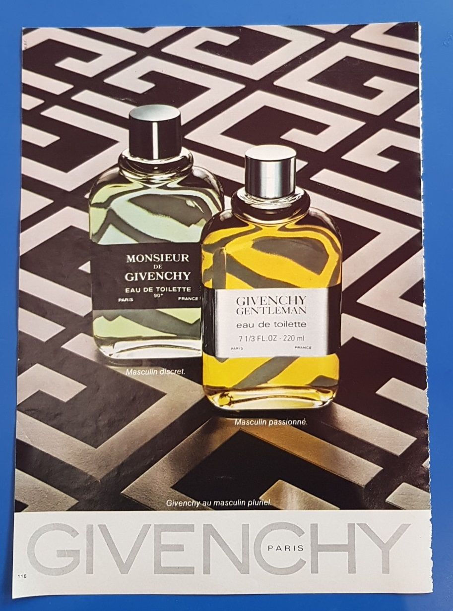 Affiche Publicitaire De Presse Parfum Givenchy