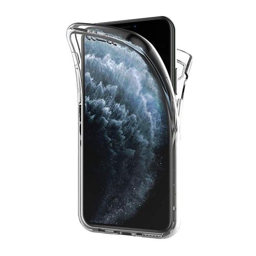 Coque Pour Iphone 11 Pro - Housse Etui 360 Integrale Transparent 2 Parties Avant Arriere Emboitable [Phonillico]