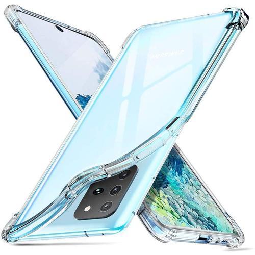 Coque Antichoc Pour Samsung Galaxy S20 Plus - Protection Silicone Souple Transparent [Phonillico]