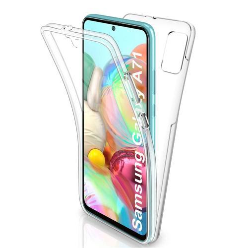 Coque Pour Samsung Galaxy A71 - Housse Etui 360 Integrale Transparent 2 Parties Avant Arriere Emboitable [Phonillico]