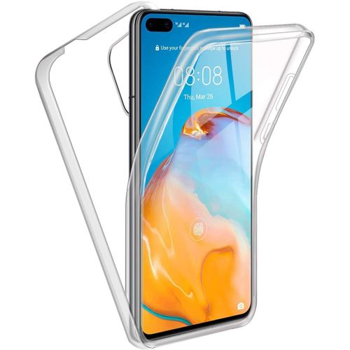 Coque Pour Huawei P40 - Housse Etui 360 Integrale Silicone Transparent 2 Parties Avant Arriere Emboitable [Phonillico]