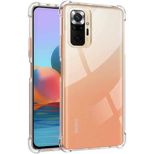 Coque Antichoc Pour Xiaomi Redmi Note 10 Pro - Protection Silicone Souple Transparent [Phonillico]